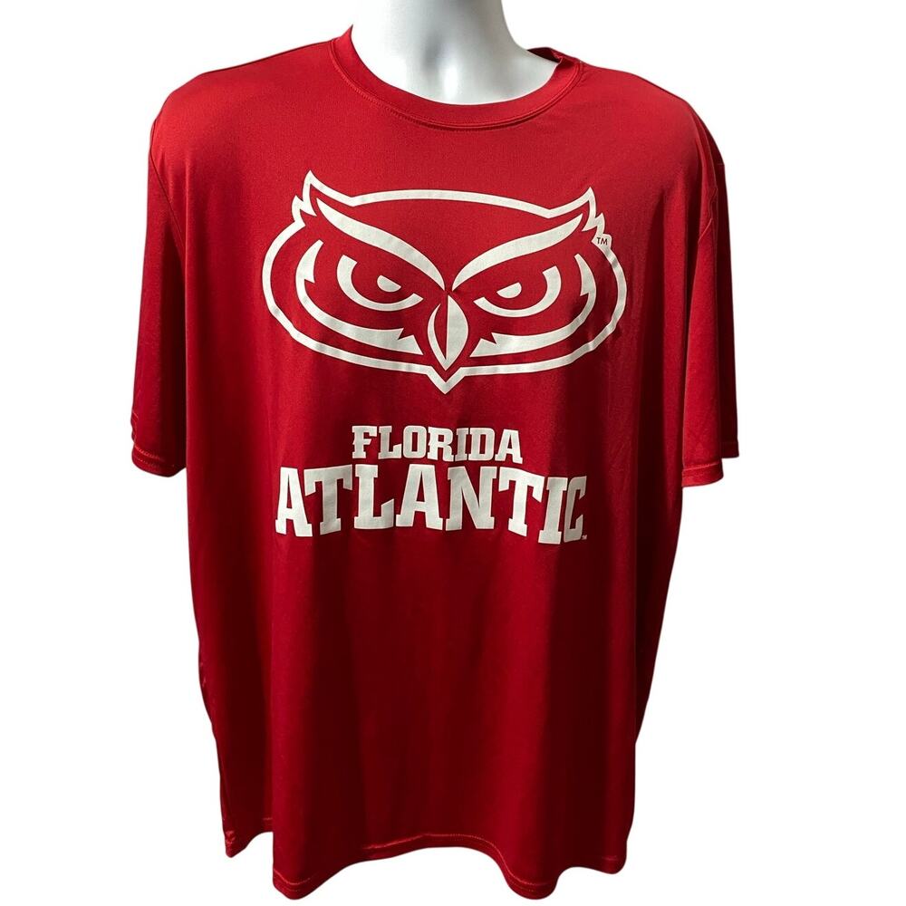 FLORIDA ATLANTIC UNIVERSITY SHIRT — FAU Boca Raton Port & Co Red Men's XL